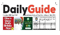 Daily Guide newspaper is owned by former NPP chairman Freddie Blay