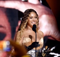 Beyonce accepts the Grammy for Best Dance/Electronic Music Album for Renaissance