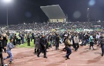 Chaos erupts as fans invade pitch during Katakyie Stars match Chaos erupts as fans invade pitch during Katakyie Stars match