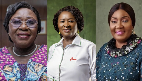 Akosua Frema, Prof Naana Jane, and Naa Torshie