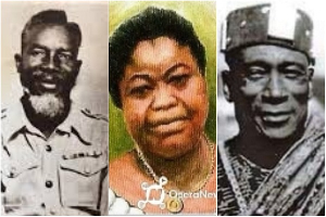 (L-R): Ga Legends of Liberation - Sergeant Adjetey, Naa Dede and King Kwabena Bonnie