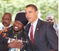 Blakk Rasta and President Barack Obama