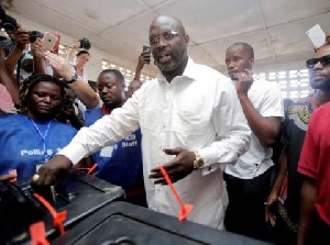 George Weah will be competing with Joseph Boakai in the second round of Liberia's elections