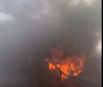 Fire breaks out at Madina Market in Accra