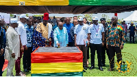 President Akufo-Addo during the commissioning of phase II of Kaleo solar power plant