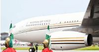 President Tinubu travelled to France on the new plane