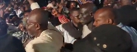 Kennedy Agyapong in the midst of his supporters