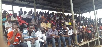 File photo: A section of the anxious customers of DKM at the Sunyani Coronation Park.