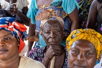 A group of people at a gathering