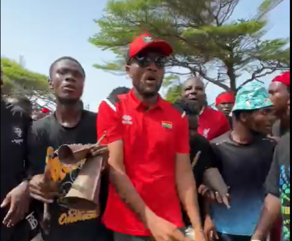 #SavetheJudiciaryDemo: Watch moment the Weija-Gbawe MP led protestors in chants