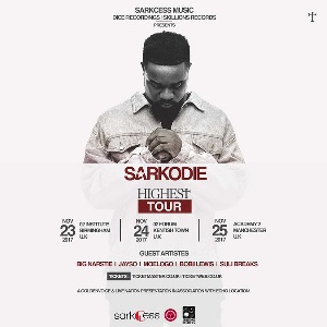 Tickets for Sarkodie's 'Highest' UK tour are now available via Ticketmaster
