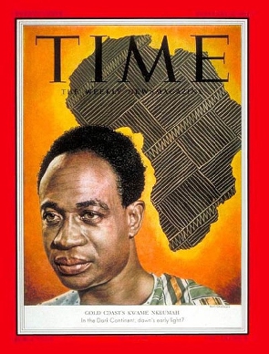 Ghana’s first president, Osagyefo Dr Kwame Nkrumah on the cover of TIME Magazine