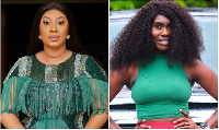 GHOne journalist Lily Mohammed (L) has clashed with Louisa Laryea (R) online