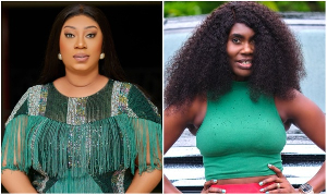 GHOne journalist Lily Mohammed (L) has clashed with Louisa Laryea (R) online