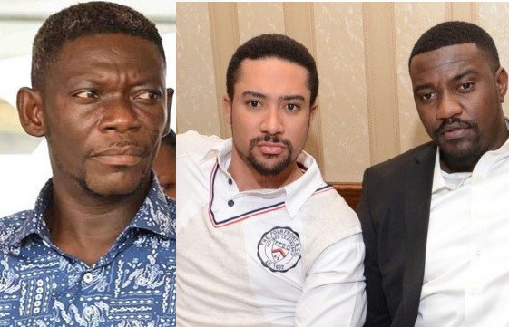 Agya Koo (L), Majid Michel (M) and John Dumelo (R)