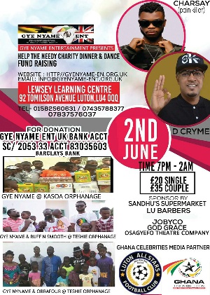 The event will help raise funds for the needy in society