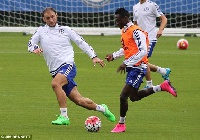 Rahman and Ivanovic at training