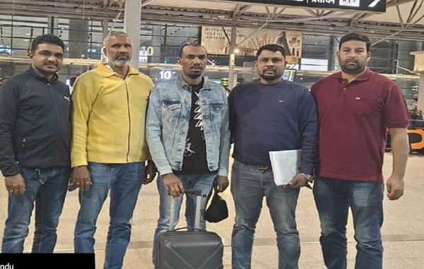 Indian authorities have deported a Nigerian man for overstaying his visa