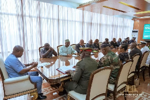Mahama chairs emergency security meeting over major international drug trafficking crisis