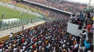 Some fans watching Ghana Black Stars training