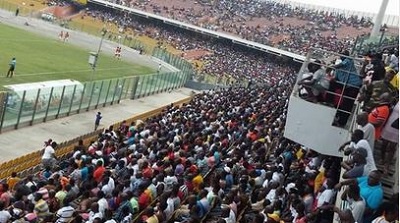Some fans watching Ghana Black Stars training