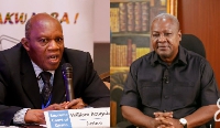 Justice William Atuguba and John Dramani Mahama