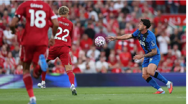 Liverpool & Bournemouth were drawing when Senesi should have been sent off through a VAR review