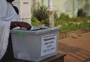 A photo of a ballot box