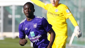 Dauda Mohammed featured for Anderlecht against Fenerbahce