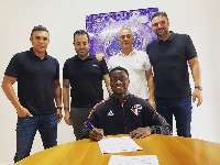 King Faisal Owusu signed a one-year loan contract with an option to buy