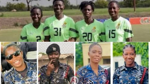 Players of Police Ladies at the Black Queens camp
