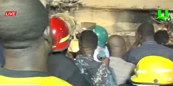 The 14-year-old Accra Newtown Experimental School building collapsed after heavy rainfall on Sunday