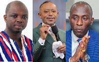 L-R: Abronye DC, Rev. Isaac Owusu Bempah and Ernest Owusu-Bempah