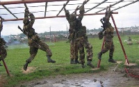 File photo; Military recruits undergoing training