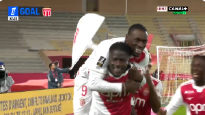 A photo of Mohammed Salisu celebrating his goal against Toulouse A photo of Mohammed Salisu celebrating his goal against Toulouse