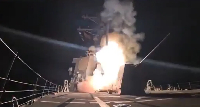 The US defence department posted a short video that appears to show a missile being launched