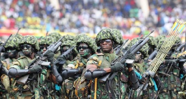 File photo - Ghanaian soldiers