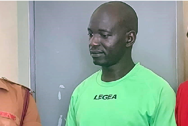 Moris Eyit in the dock at City Hall Magistrates Court in Kampala on Tuesday