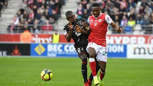 Baba Rahman in action for his side