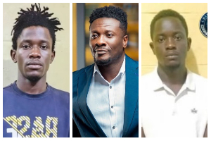 The suspects allegedly used Asamoah Gyan's stolen gun to commit the murder The suspects allegedly used Asamoah Gyan's stolen gun to commit the murder