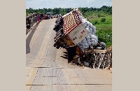 On Friday, July 14, the bridge collapsed when an articulated truck with registration number GT 2758