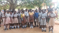 Some pupils of Kuntenase D/A Basic School