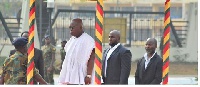 President Akufo-Addo delivering his second speech following the inaugural speech on Saturday