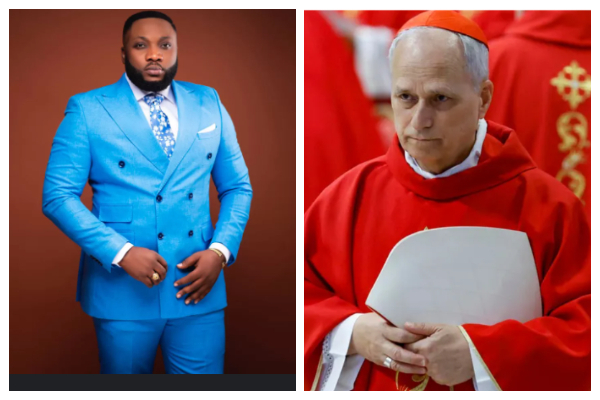 Prophet Eric Boahen-Uche and Robert Prevost, known as Pope Leo XIV