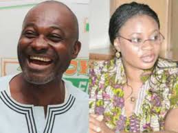 Kennedy Agyapong and Charlotte Osei Kennedy Agyapong and Charlotte Osei