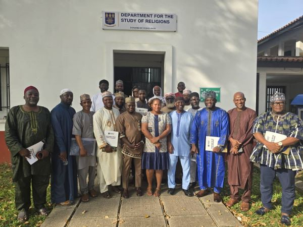 Some of the participants in a group photo