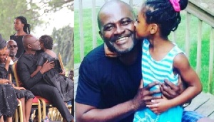 Ken Agyapong with two of his kids