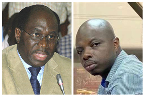 Dr Richard Anane (L) and Kwame Baffoe Abronye (R)