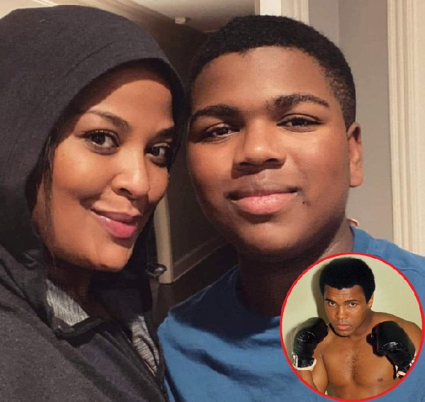 Laila Ali shared a picture of her son Curtis Muhammad Conway Jr