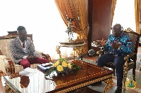 Shatta Wale visited President Akufo-Addo at the Flagstaff House